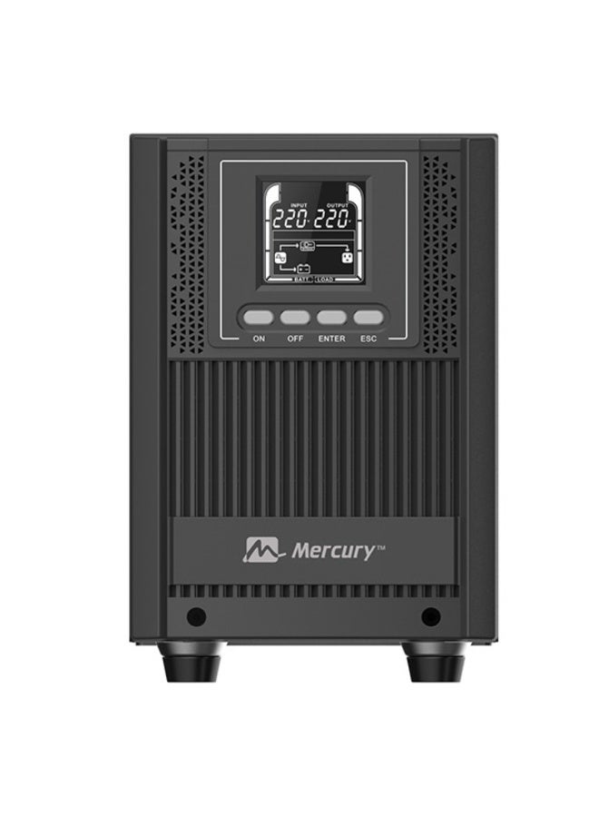ميركيري برج UPS من ميركوري بيس أونلاين، 1000VA/900W-2000VA/1800W، شاشة LCD، بطاريات مدمجة 12V/9AH، RS232، HID USB، فتحة SNMP (ميركوري بيس 2000VA/1800W) - Image 1